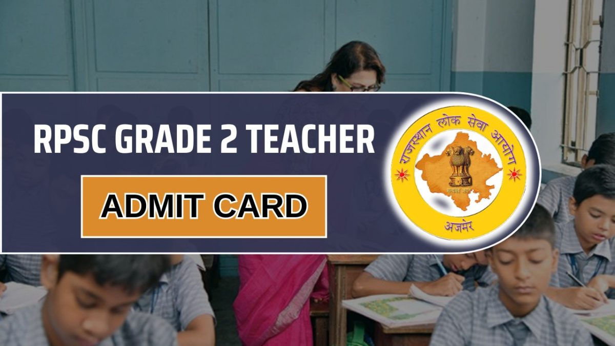 RPSC 2nd Grade Teacher Vacancy 2024